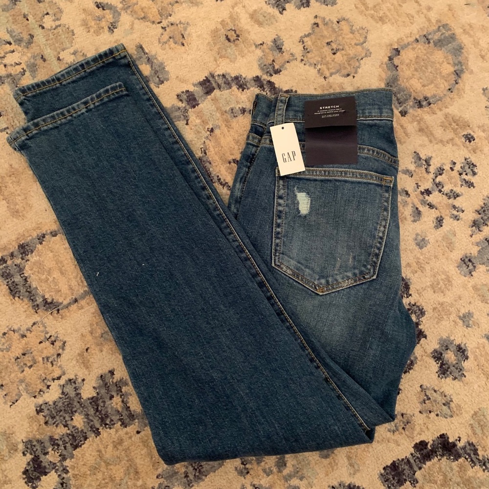 Gap jeans size 27 petite stretch Brand new